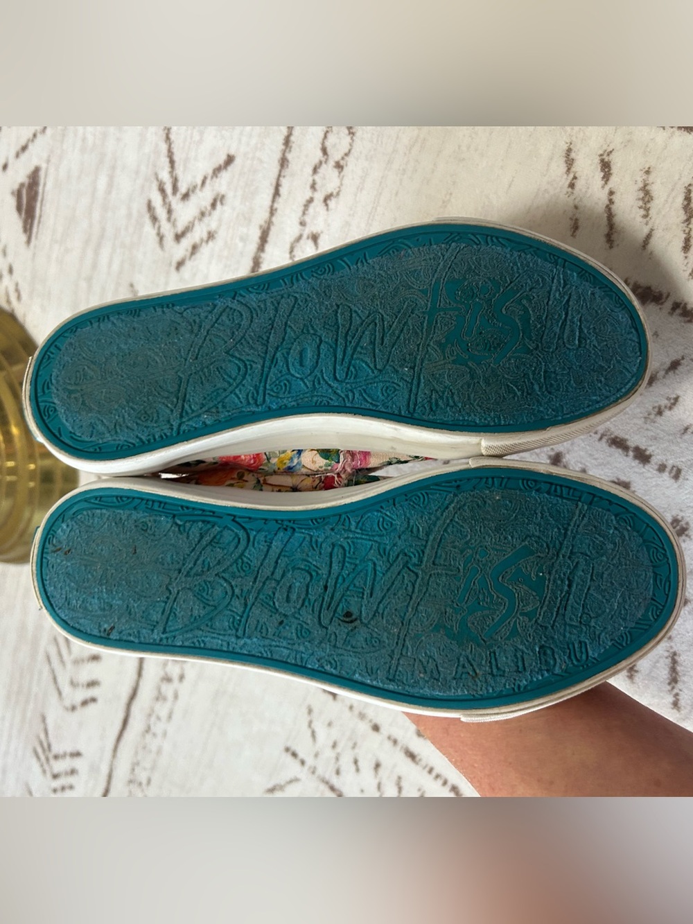 Blowfish Malibu Floral Canvas Sneakers Womens Size 8 Casual Shoes Cottagecore - Picture 12 of 12